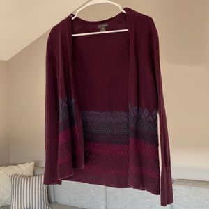 Eddie Bauer Cardigan, Burgundy